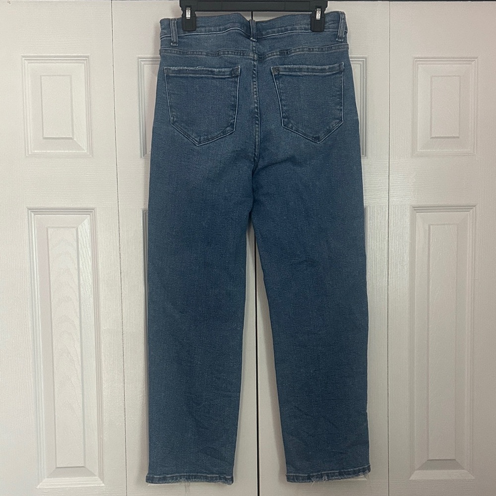 Kensie Medium Blue Straight Leg Jeans - Picture 5 of 7